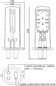 Schita Enclosure vertical 10l3 2 intrari