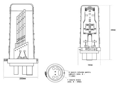 Schita Enclosure vertical 09l5 4 intrari