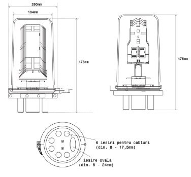 Schita Enclosure vertical 09l7 6 intrari